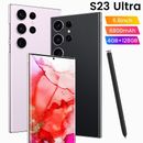 NEW S23 Ultra 4+128GB Factory Unlocked Smartphone Android 13 Dual SIM 5G Mobile