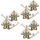 Garneck Oil Lamp Wicks 6 pcs for Burners Lamp Part Replacement Vintage Oil Wicks Lamps Parts Accessory with and