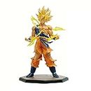 Tinion ||Dragon Ball Z - Son Goku Action Figure- Miniature Toy Figure (Doll) Special Edition for Car Dashboard, Decoration, Cake, Office Desk & Study Table (Pack of 1) (Height- 15cm)