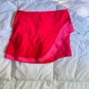 Lululemon Athletica Skirts | Asymmetrical Layered High Rise Tennis Skirt - Size 8 | Color: Red | Size: 8