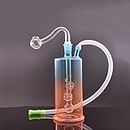PARACITY Glas-Ölbrenner Bong Mini-Rauch-Wasserpfeifen mit Recycler 10mm (A)
