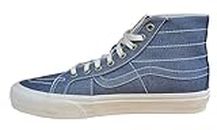 Vans Men's Trainers Shoes Sk8-Hi Decon S Canvas Denim Blue, Blue, 44 EU