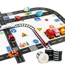 Road and Railway Parking Lot Tape Toy Design Track View DIY Can Be Matched