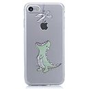 Silica DMT203DINO Transparent Interactive eat Dino Case for Apple iPhone 6/s Transparent