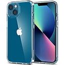 Spigen Ultra Hybrid [Anti-Yellowing Technology] Designed for iPhone 13 Case (2021) - Crystal Clear