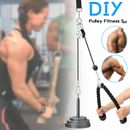 Fitness Pulley Cable Gym Workout Equipment Machine Attach System Home DIY