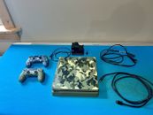 Used Sony PlayStation 4 Slim Call of Duty: WWII Limited Edition 1TB Green Camo