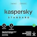 Kaspersky Standard Anti-Virus 2024 | 1 dispositivo | 1 año | Seguridad Avanzada | Protección Bancaria en línea | Optimización del rendimiento | PC/Mac/Móvil | Código por email
