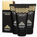 Titan Gel Gold para Hombre con Anillo Original Titan Gel para Hombre - 3 unidades