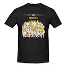 Foster The People Shirt Men's Casual Cotton Short Sleeve Crew Neck T-Shirts Workout Unisex Tees Black X-Large
