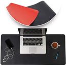 Dwelling W/ Pride Computer, Laptop, Keyboard & Mouse Desk Pad Leather in Red/Black | 17.3 H x 3 W x 3 D in | Wayfair DWP-014