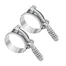 AICEL 2 Pcs T-Bolt Hose Clamps, 304 Stainless Steel Heavy Duty Adjustable Tube Clamps, Working Range 43-116mm, Turbo Intake Intercooler Hose Clamp Fuel Line, Automotive, Mechanical (2.8"-3.1")