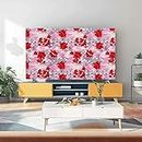 Dream Care Dustproof Printed LED, LCD TV Cover 48 inch | Screen Protector Compatible for All Brands Models (LG, Sony, Samsung, Sansui, Vu, Mi, Realme, TCL, Croma, Videocon, BPL, VW, OnePlus)