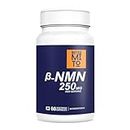 NMN 250 by NUTRAMITO 60 Veg Capsules | Boosts NAD+ | Overall Immunity | Antioxidant | Muscle Strength and Energy | Ultra-Pure (60 Veg Capsules of Beta-NMN | 250 mg Per Capsule)