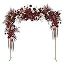 W6.56xH6.56FT Square Metal Wedding Arch for Decoration,Square Arch Backdrop Frame Backdrop Garden Wedding Props Decoration for Wedding Ceremony Christmas, Thanksgiving,Yellow