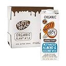Nutty Bruce - Unsweetened Activated Almond & Coconut Milk - Certified Organic & Vegan Alternative Milk, No Preservatives or Added Oils, Lactose Free, Dairy Free, Soy Free - 6 pack x 1L