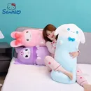 Sanrio Cylindrical Long Pillow Cinnamoroll My Melody Lovely Soft Plush Bed With Cylindrical Pillow