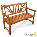 TOP garden bench seat wooden bench garden furniture eucalyptus wood 2-seater parking bench 