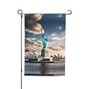 Statue Of Liberty In Nyc Print Garden Flag 12x18 Seasonal Decorations For Farmhouse Holiday Spring Outdoor