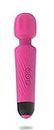 Avk Enterprise Cordless Personal Body Massager for Women & Men - Waterproof & Portable Vibrate Wand with Extra Long Battery Chargeable - Flexible Neck, Battery Powered, Stress Relief Massager, Pink
