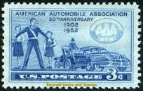 EBS USA 1952 - American Automobile Association - 1007 MNH** - (b4