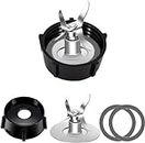 Wadoy Blender Accessory Refresh Kit for Oster Blender Replacement Parts-Ice Crushing Blade with Sealing Rings