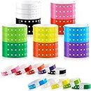 Henoyso 600 Pcs Plastic Wristbands for Events Vinyl Wristband Plastic Bracelet for Events Plastic Arm Band Identification Wristband for Concerts Carnivals Halloween Christmas (Multicolor)