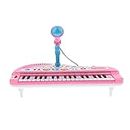 FASHIONMYDAY Fashion My Day® 37 Keys Electronic Organ Keyboard Kit with Microphone, Kids Toddler Early Musical Toy Gift | Stuffed Animals | Toy Figure