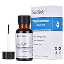 SANNUO Liquid Wart Remover for Common and Plantar Warts, Fast Acting Gel Wart Remover Suitable for All Skin Types, 0.67 FL OZ