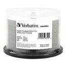 Verbatim DVD+R DL 8.5GB 8X DataLifePlus White Inkjet Printable, Hub Printable - 50pk Spindle - 98319