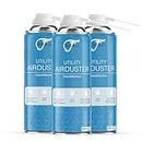 FERRIS | Air Duster Can (3 x 400ml) Powerful Compressed Air Spray Can Cleans and Removes Dust & Debris | Use on Office Equipment Electronics Computers Laptops Printers Keyboards Cameras Consoles (3pk)