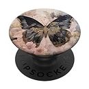 Black Butterfly Graphic For Girls And Women Cute Aesthetic PopSockets PopGrip Interchangeable