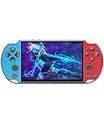 CZT 5.1 Color Retro Video Game Console Handheld Game Console Built-in 11000 Games Multiple Simulator Games can Archive/add/Delete Video Music e-Book Recorder Portable Game System (Bluered)