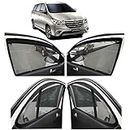 AUTOFACT Magnetic Window Sun Shades for Toyota Innova Old Model -Set of 6 - with Zipper