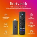 Amazon Fire TV Stick HD 3a generazione dispositivo di streaming con telecomando vocale Alexa! NUOVO REGNO UNITO