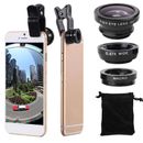 Phone Lens Generic Camera for Smartphone Wide Angle Fisheye Lens & Clip NEW