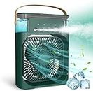 PoRtAbLe FaN CoLlInG MiNi AiR CoNdItIoNeR EvApOrAtIvE AiR CoOlEr WaTeR WiTh 5 SpAaYs, 7 CoLoRs LeD PeRsNnAl UsB DeSk BeSt OfFiCe,HoMe KiTcHeN, BeDrOoM, OuTdoOr CaMpInG (G)