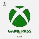 Xbox Game Pass Core | 3 mois Abonnement | Code jeu à télécharger