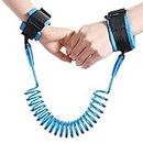 Anti Lost Wrist Link, Upgraded Anti Lost Wristband, Toddler Leash Kid Leashes Babies Safety Harness, Velcro Wrist Belts, Toddlers Safety Strap for Travel, Boys, Girls, Child(2M, 6.56ft, Blue)