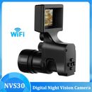 NVS30 Digital Night Vision Rifle Scope Camera Recorders 5W IR Power fits Fish