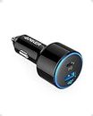 Anker 35W Dual Port PD Car Charger, PowerDrive PD+2 (3X Faster), USB-A & USB-C Port, 1 PD and 1 PIQ, with Power Delivery for iPhone, Samsung, Tablet and More