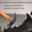 CHUIKUAJ Men's Safety Shoes Lightweight Anti Puncture Steel Toe Cap Size -10.5US