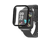 smaate Smart Watch Cases with Screen Protector Compatible with LUOBA I13 1.69”, TOZDTO BOFIDAR KAKTIN I13 1.7” Smartwatch, Hard PC Case with Tempered Glass Protector, Protecting Watch Body & Screen