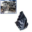 New JD Car Accessories,4 Car XUV 500, Automotive Parts,PU Leather,&ABS Plastic Made of Material Gear Shift Lever Cover Boot 4 [2022] (XUV 500 2 Model)