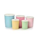 Tupperware Heritage Collection 10 Piece Nested Canister Set in Vintage Colors - Dishwasher Safe & BPA Free - (5 Containers + 5 Lids)
