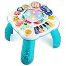 BACCOW Baby & Toddler Toys, Baby Activity Center 6 to 12-18 Month Old, Learning Musical Table Toys for 1 2 3 Year Old Boys Girls Gifts