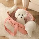 GROOMY Dog Carrier Purse - Style B Polyester in Pink | 9.8 H x 6.6 W x 14.5 D in | Wayfair 352