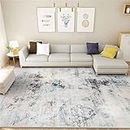 Cinknots Area Rugs, Modern Soft Abstract Rugs for Living Room, Bedroom, Kitchen, Dining Room, Medium Pile Home Decor Carpet Floor Mat (Grey 9, 200 * 300CM)