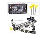 IRIS Bow and Arrow Crossbow Toy Sniper and Soft Foam Bullet with Manual Launch for Children's Safety, Multicolor