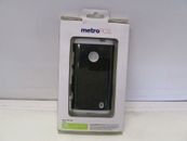 MetroPCS Nokia Lumia 521 Kickstand Designer Shield Case PRO1363 BLACK